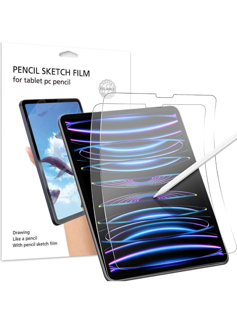 [2 Pack]Paper Screen Protector Compatible with iPad Air 5th/4th 10.9 inch(2022--2018)/iPad Pro 11(2018--2022),Matte Screen Protector for Write and Draw on Paper Flim - Image 1